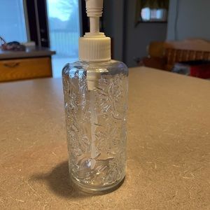 Princess House Glass FANTASIA Soap Dispenser